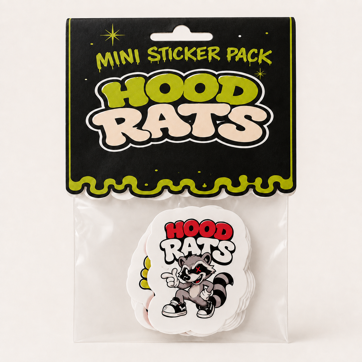 Hoodrats Mini Mascot Sticker Pack